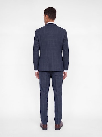JACK & JONES - Corte superestrecho Chaqueta saco 'FRANCO' en azul