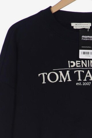 TOM TAILOR DENIM Sweatshirt & Zip-Up Hoodie in S in Blue