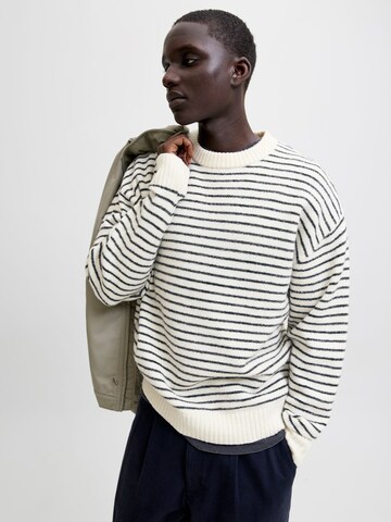 JACK & JONES Pullover in Weiß
