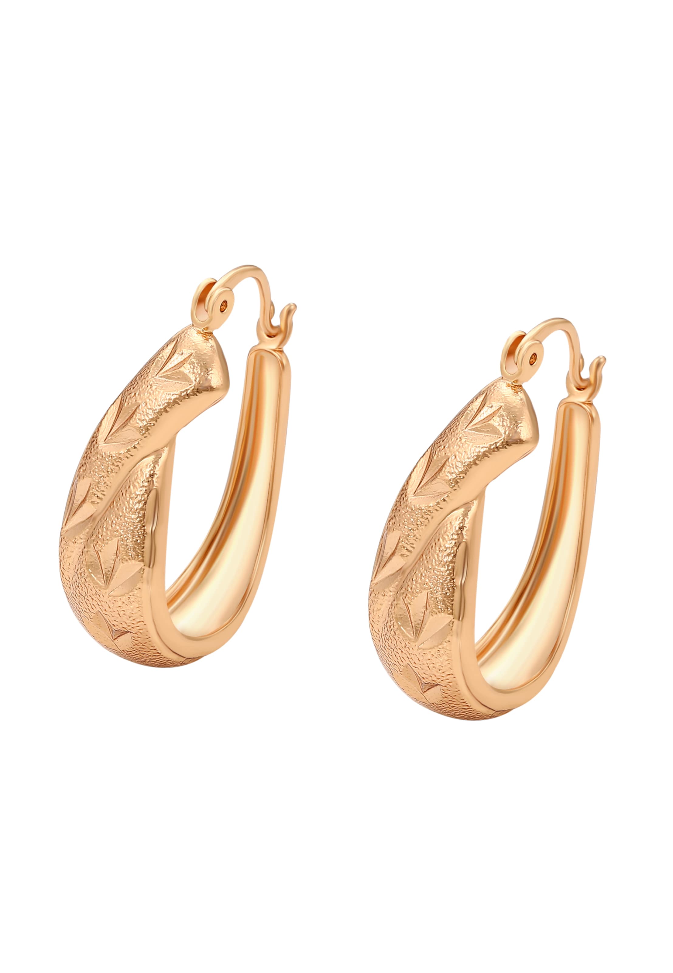Gaya Earrings in Gold: front