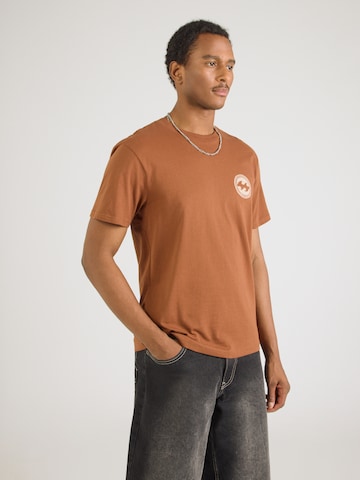 T-Shirt 'CRAYON WAVE' BILLABONG en marron