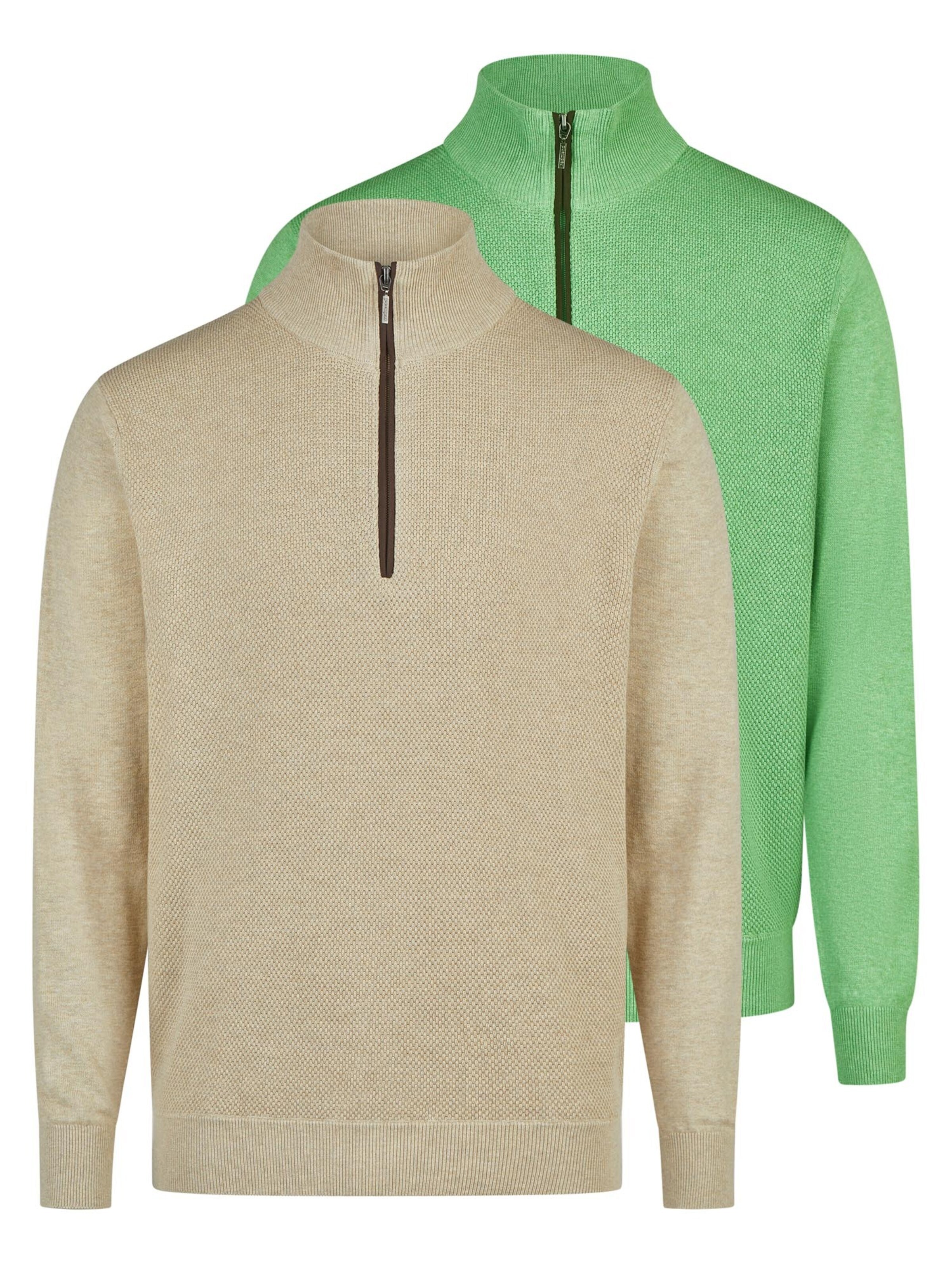 redmond Sweater 'Basic' in Green: front