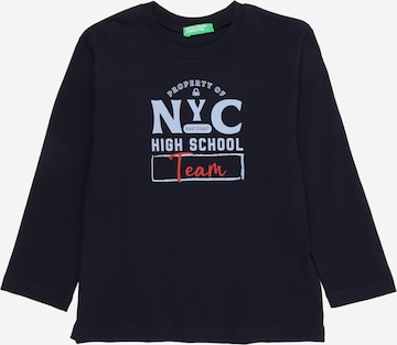 UNITED COLORS OF BENETTON Shirt in Blue: front