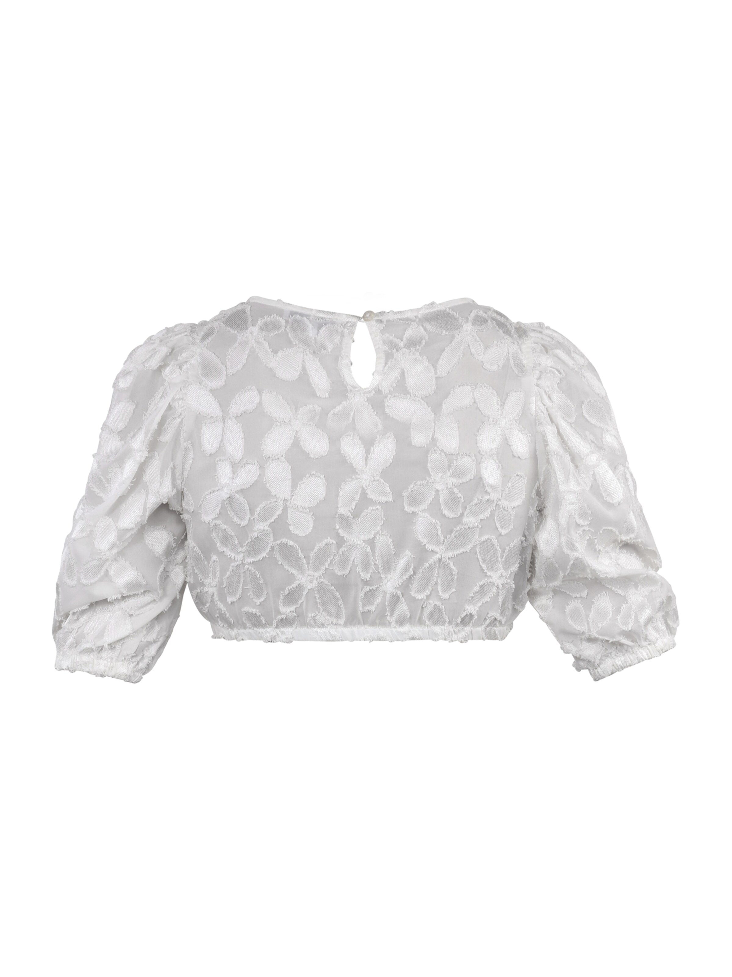 Bluză tradițională (Oktoberfest) 'Karlstein' de la MARJO pe alb