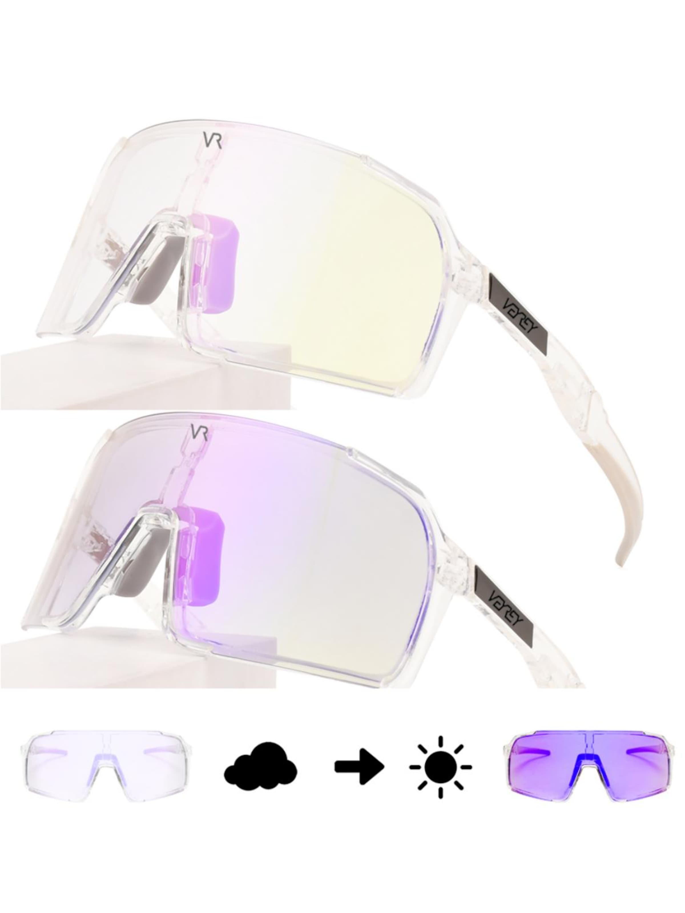 VEYREY Sports sunglasses 'Aeroblade' in Purple