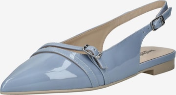 Escarpins à bride arrière Nero Giardini en bleu : devant