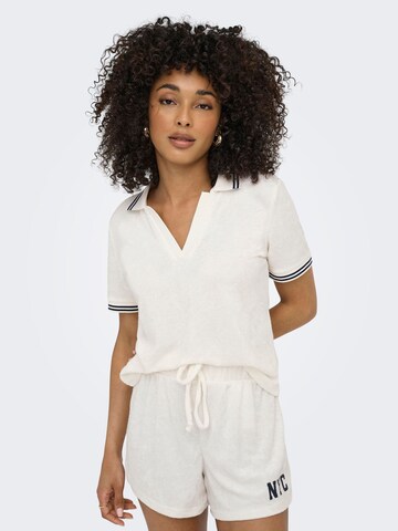 ONLY Shirts 'ONLVICKY ' i hvid: forside