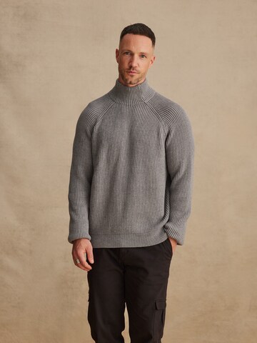 Pullover 'Kadir' di DAN FOX APPAREL in grigio: frontale