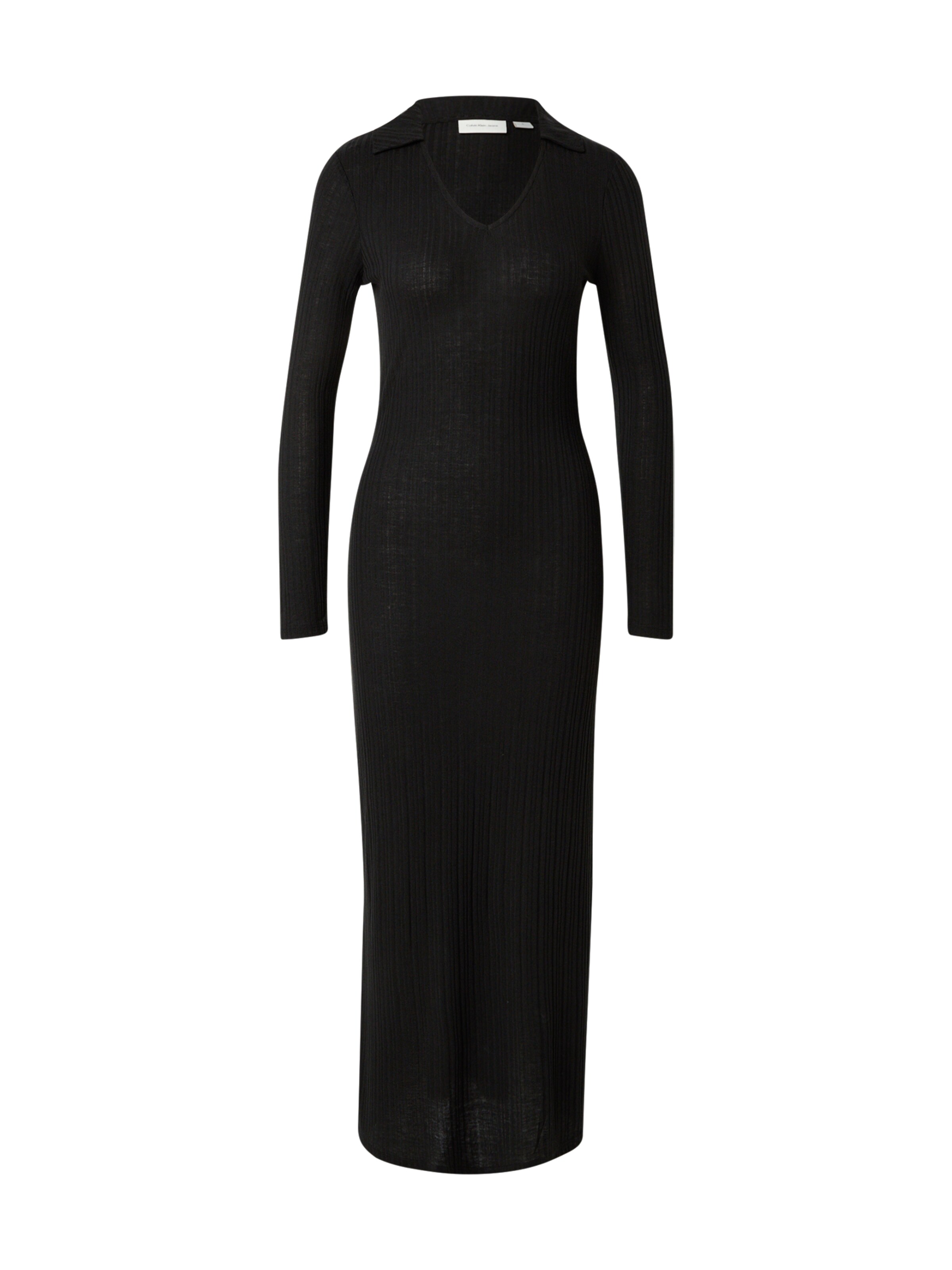 Calvin Klein Jeans Šaty – černá: přední strana