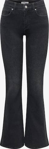Evazați Jeans 'ONLBLUSH' de la ONLY pe negru: față
