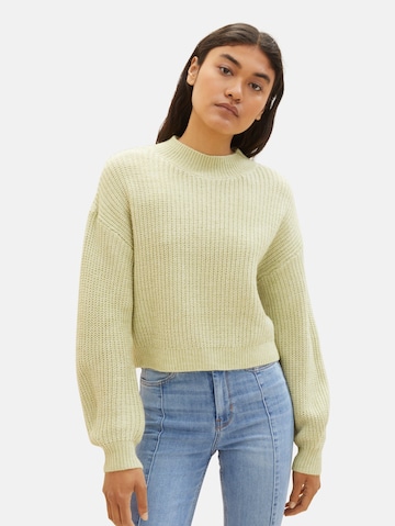 TOM TAILOR DENIM - Pullover em amarelo: frente