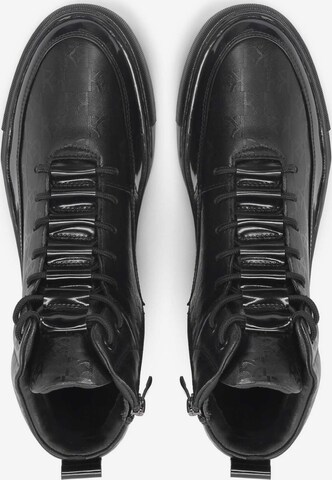 Kazar High-Top Sneakers in Black