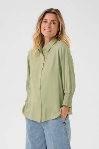 Cream Bluse 'NolaCR' in Grün: Vorderseite