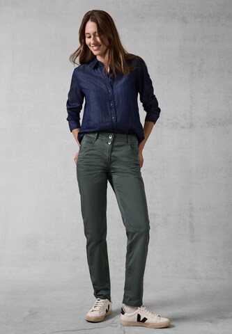 CECIL Regular Hose in Grün