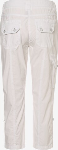 Regular Pantalon cargo Franco Callegari en blanc