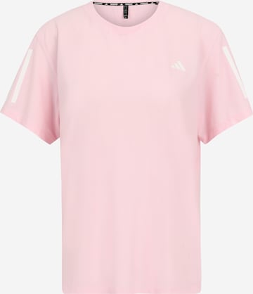 ADIDAS PERFORMANCE Funktionsshirt 'Own The Run' in Pink: Vorderseite