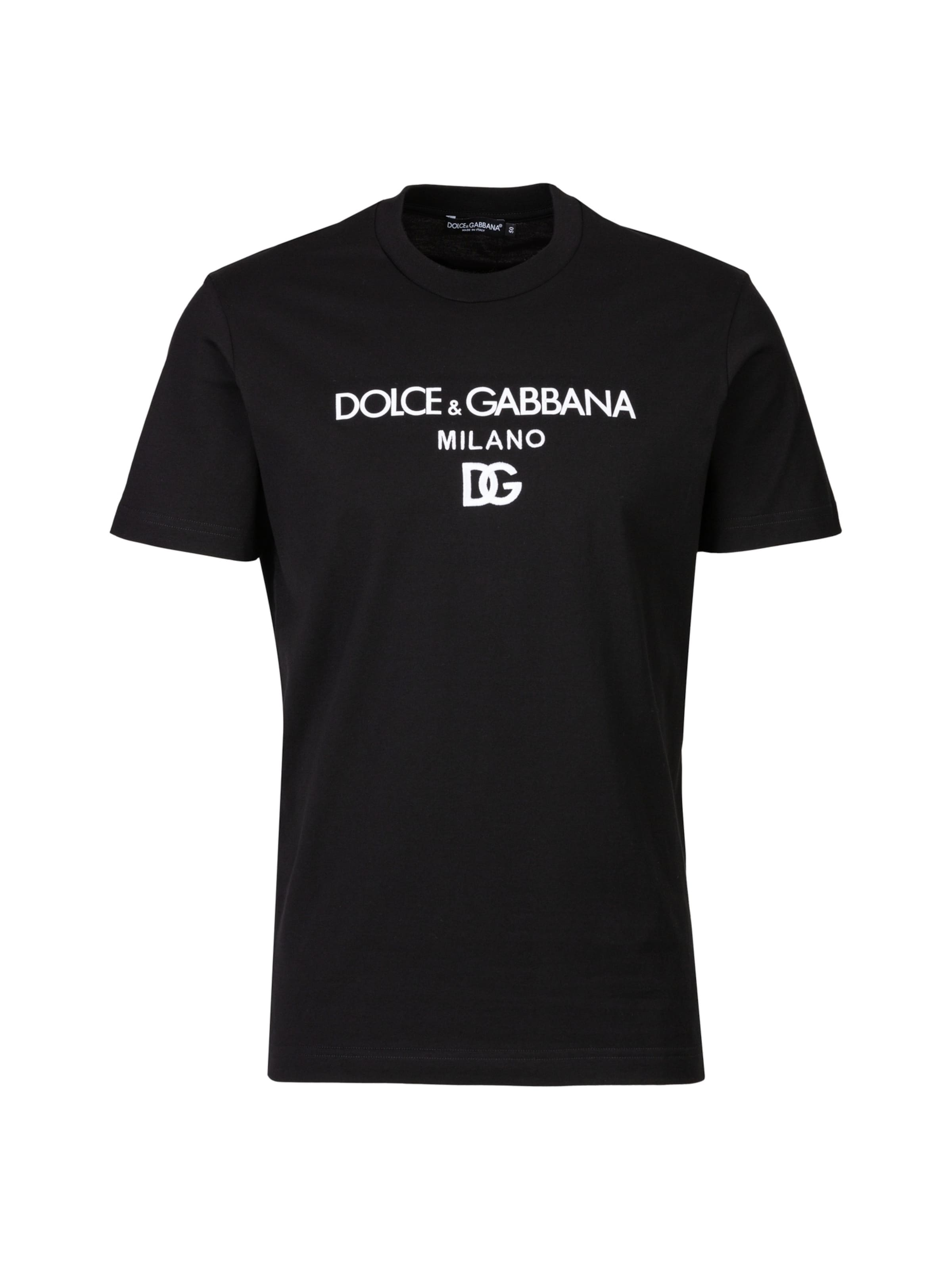 DOLCE & GABBANA T-Shirt in Schwarz: Vorderseite