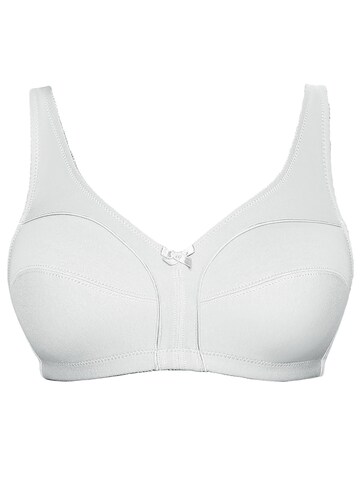 VIANIA Minimiser Bra 'Basic' in White: front