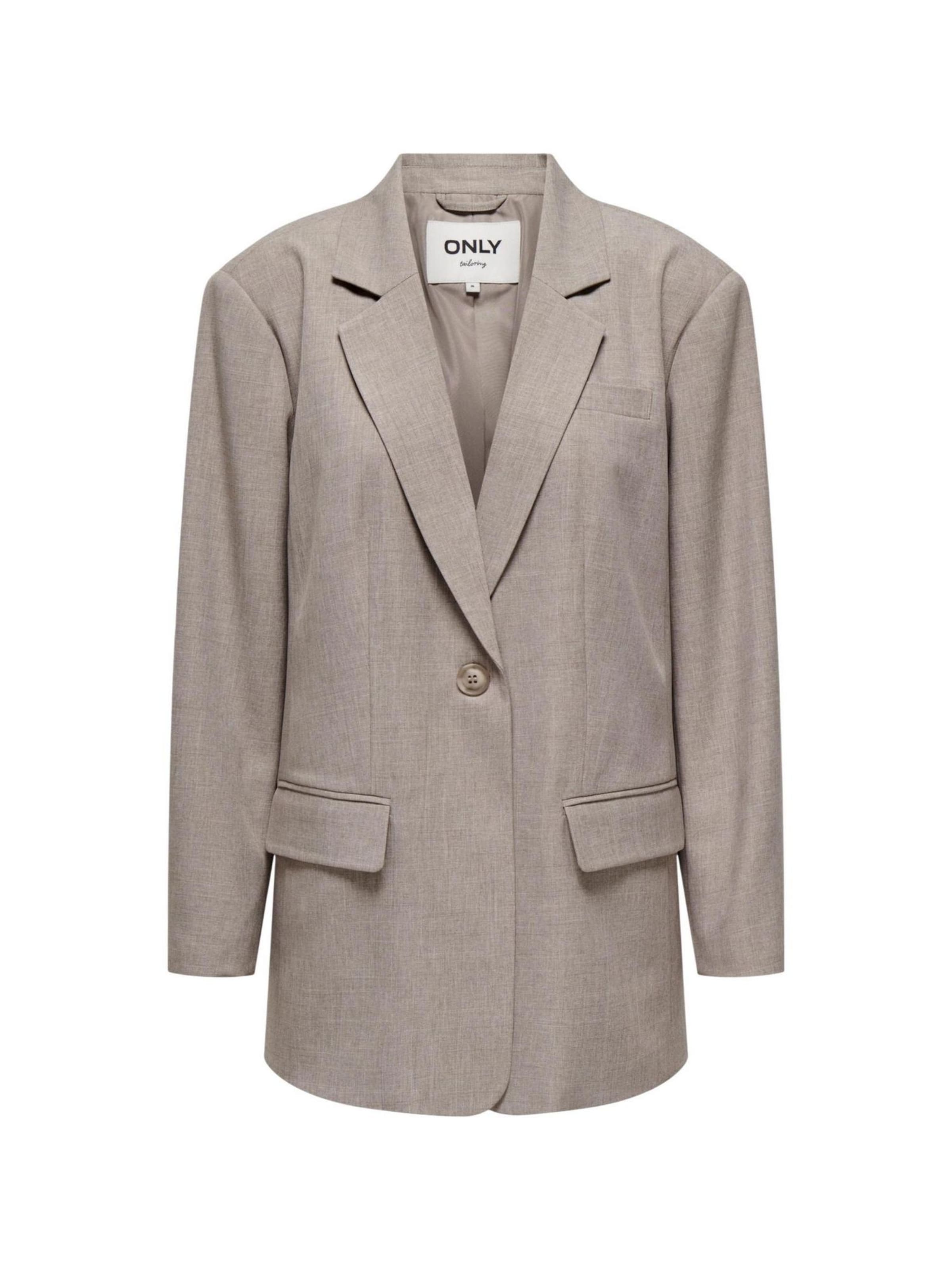 ONLY - Blazer en gris: frente