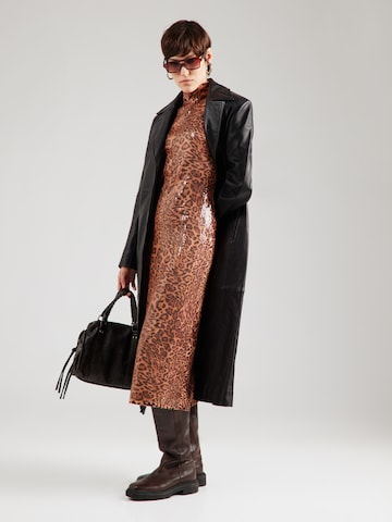 Robes en maille Twinset en marron