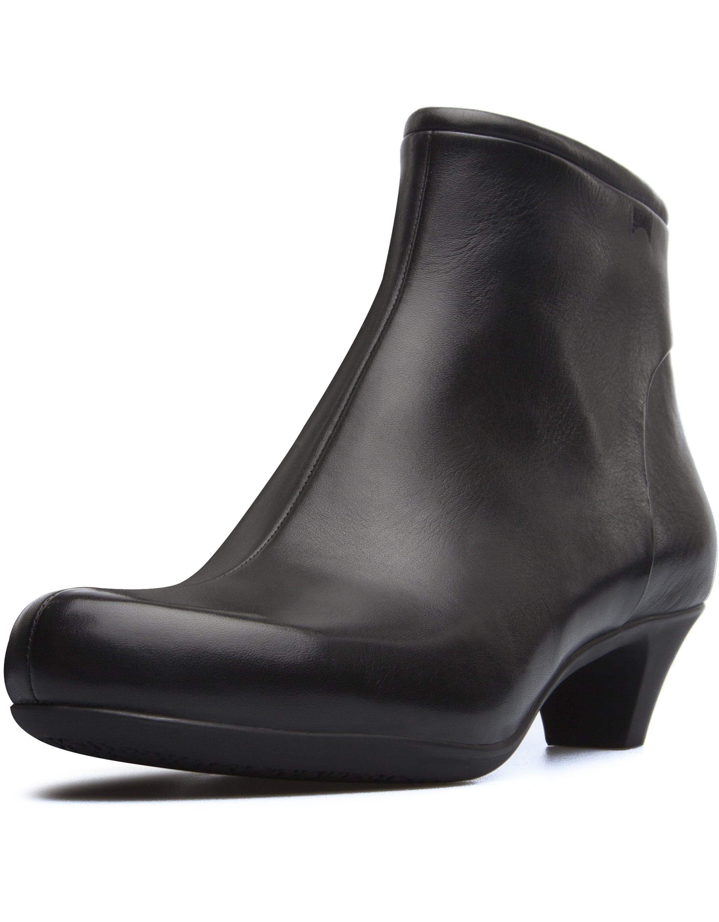 CAMPER Bootie in Black: front