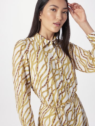 Rochie tip bluză 'CHAIN' de la MICHAEL Michael Kors pe alb