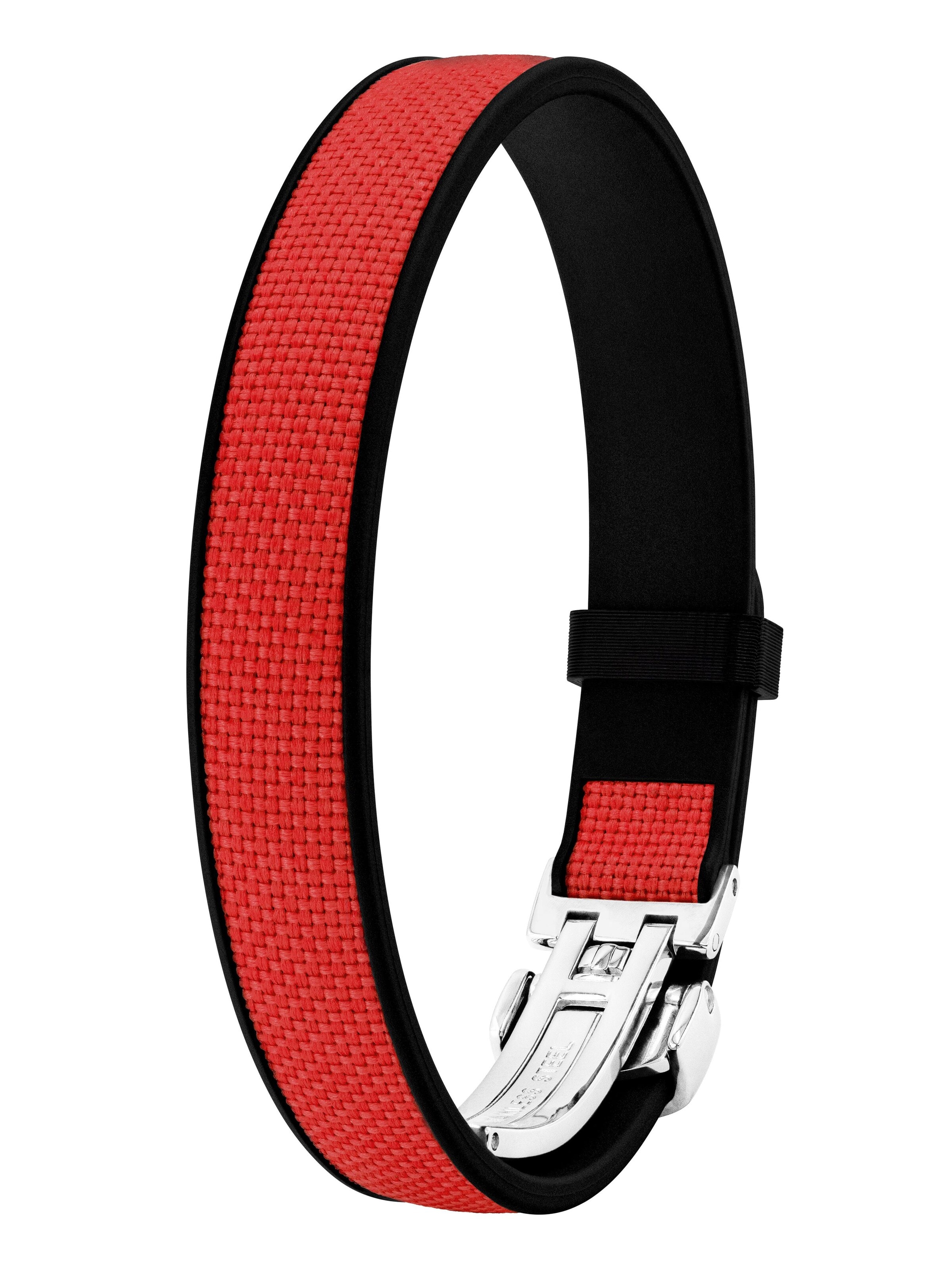 NiMa Atelier - Pulsera 'GEB OCEAN' en rojo: frente