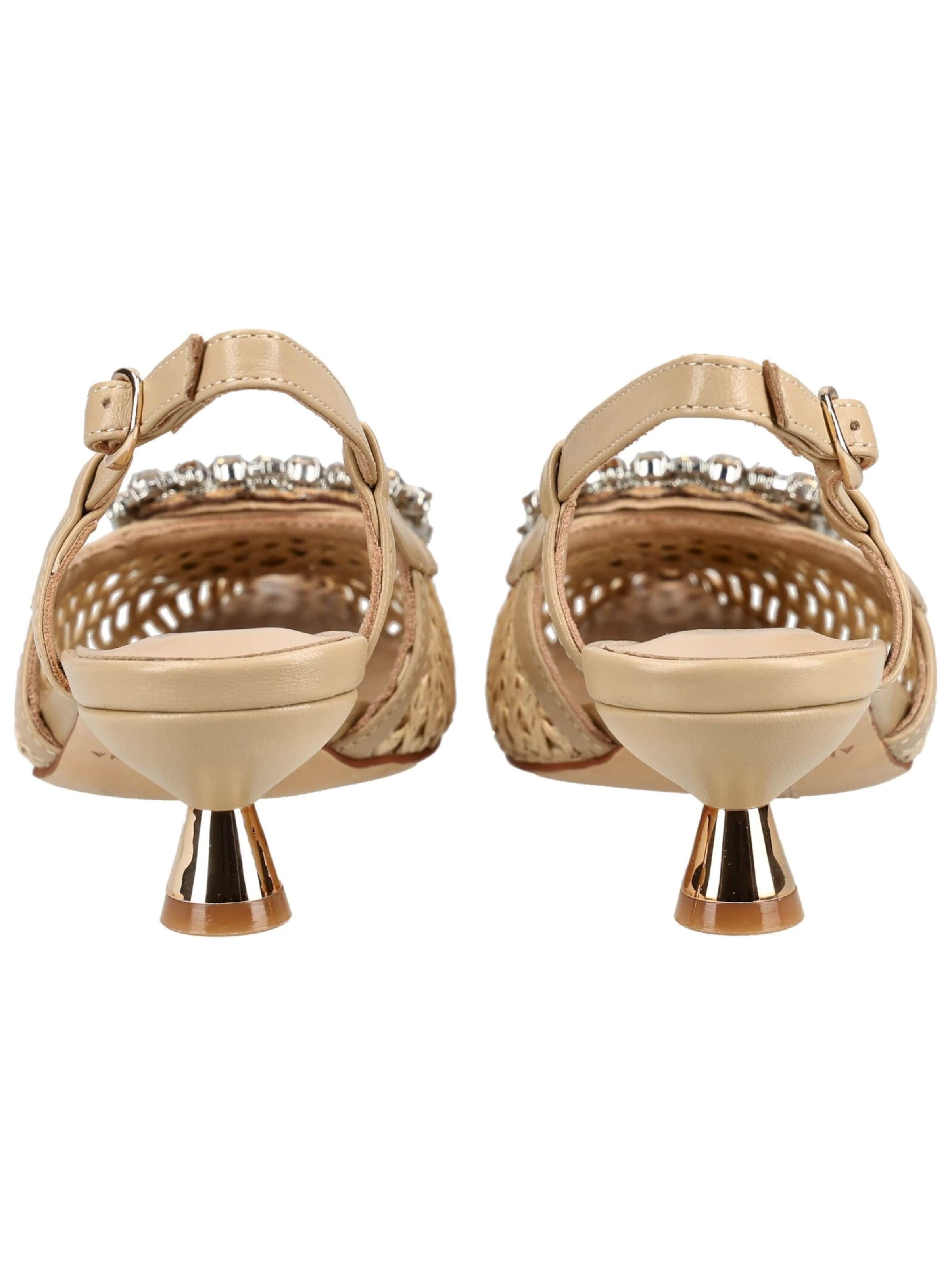 Alma En Pena Slingback Pumps in Beige
