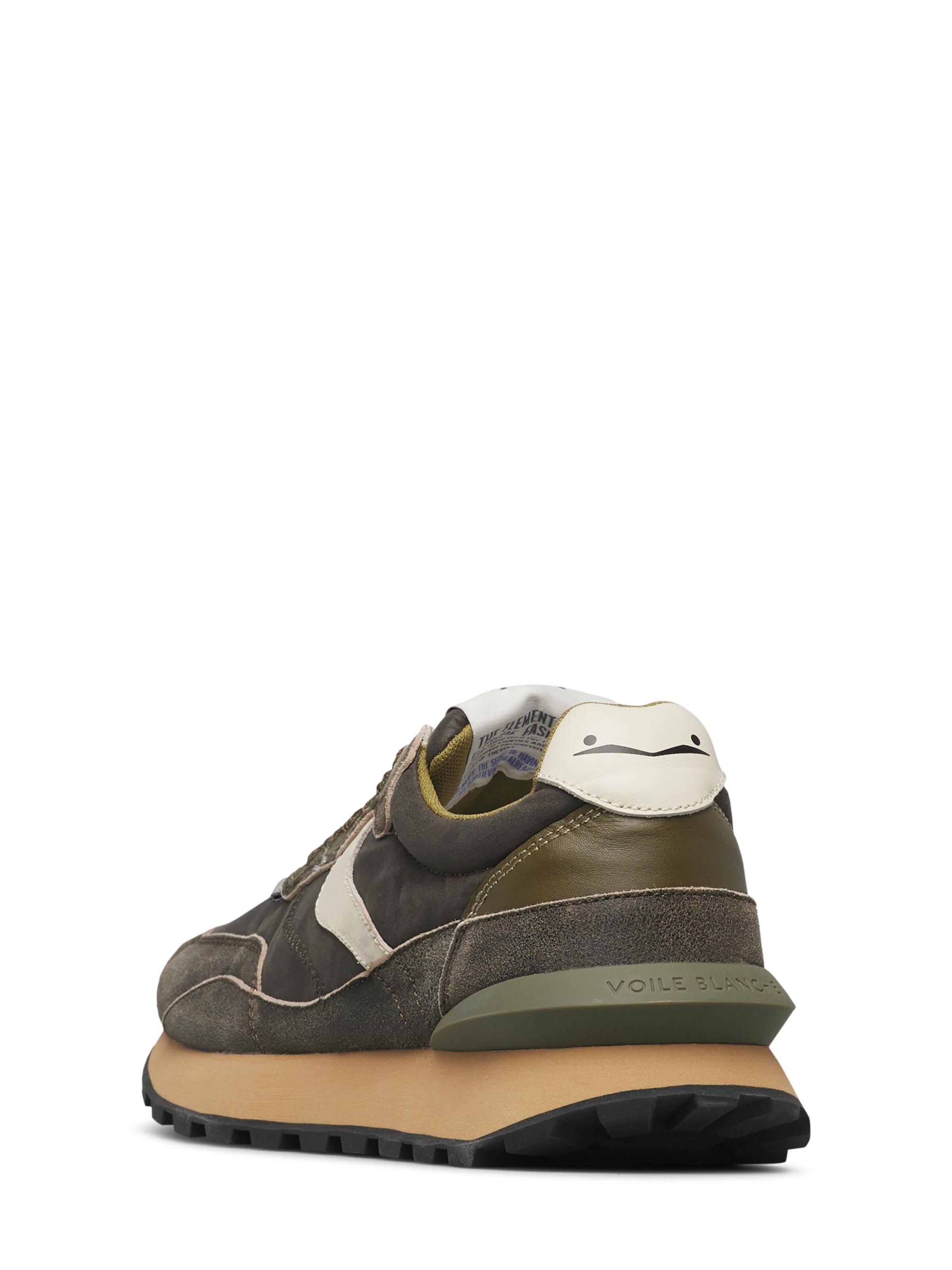 Voile blanche Platform trainers 'QWARK HYPE MAN.' in Green