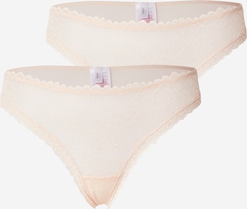 Slip 'ONLDELICATE' ONLY en orange : devant