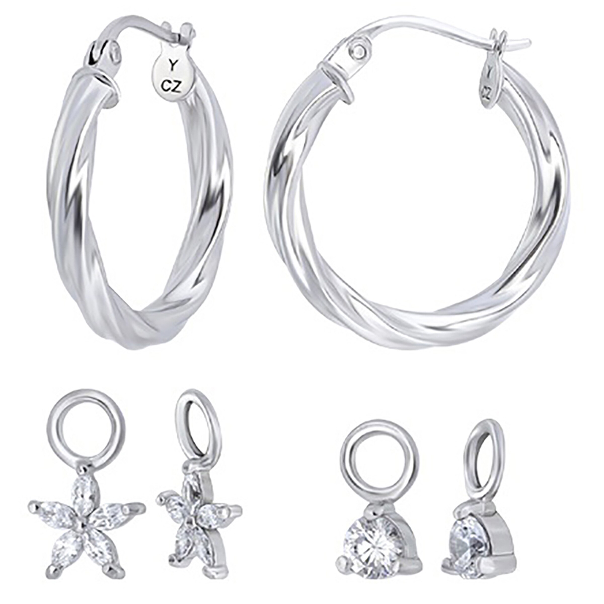 FIRETTI Earrings in Silver: front