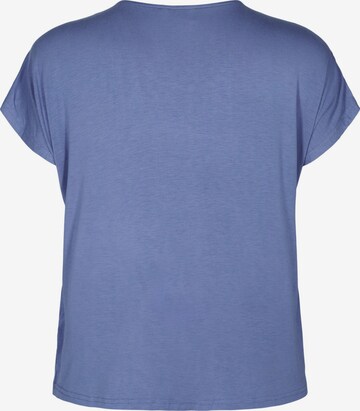 Zizzi Shirt 'Tora' in Blue