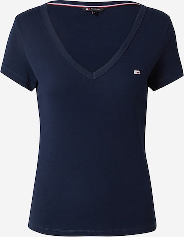 Maglietta 'ESSENTIAL' di Tommy Jeans in blu: frontale