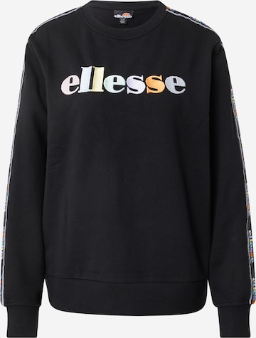 ELLESSE Sweatshirt 'Ginny' in Black: front