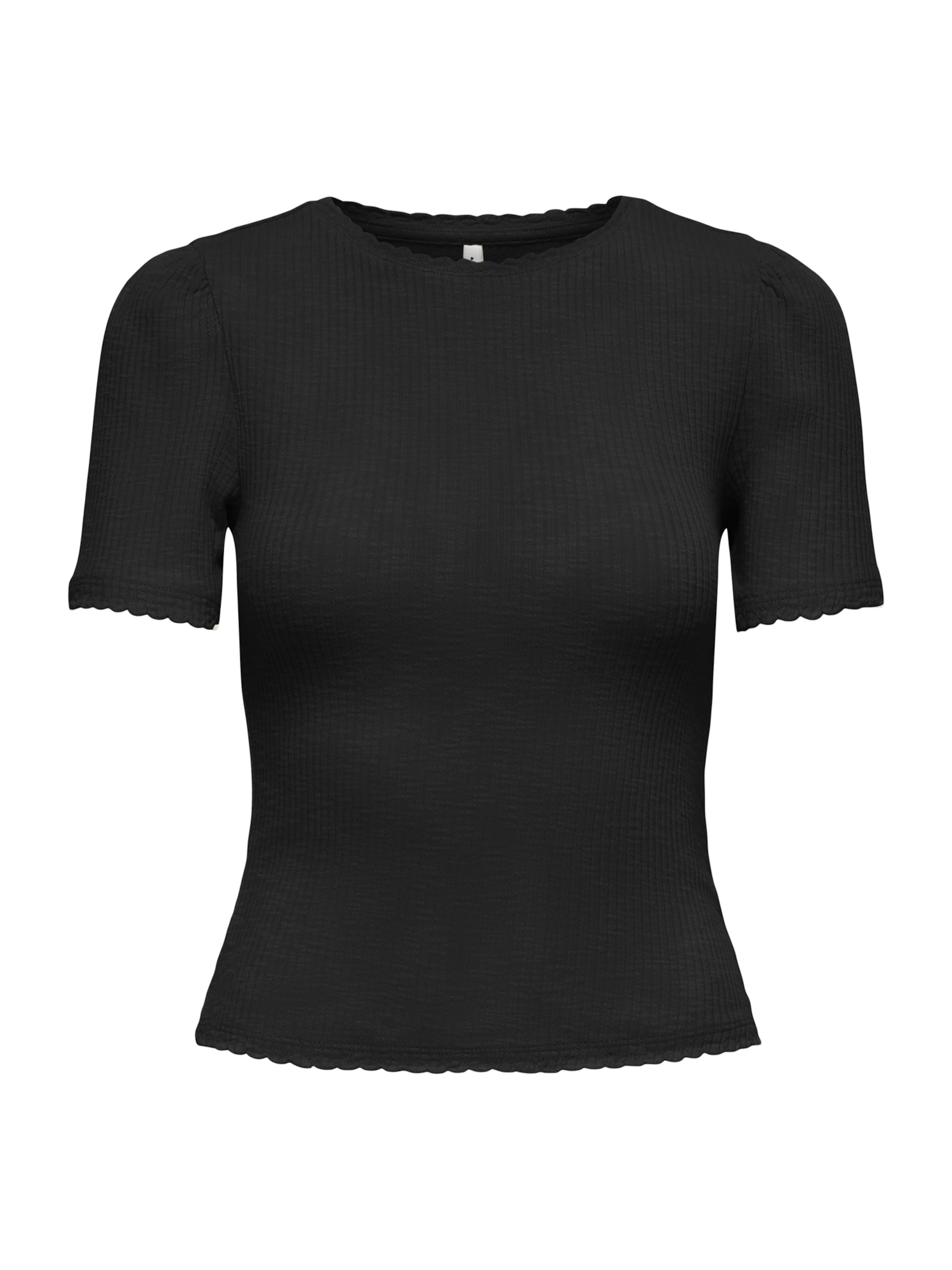 Only Petite T-Shirt in Schwarz: Vorderseite