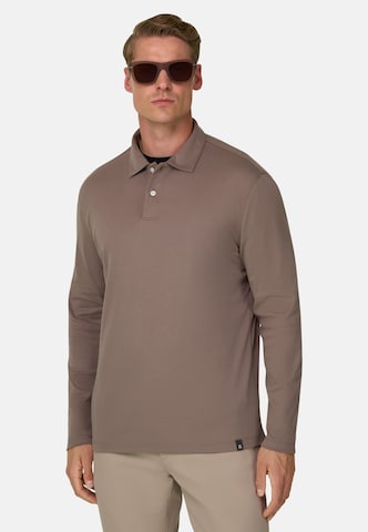 Boggi Milano Shirt in Bruin: voorkant