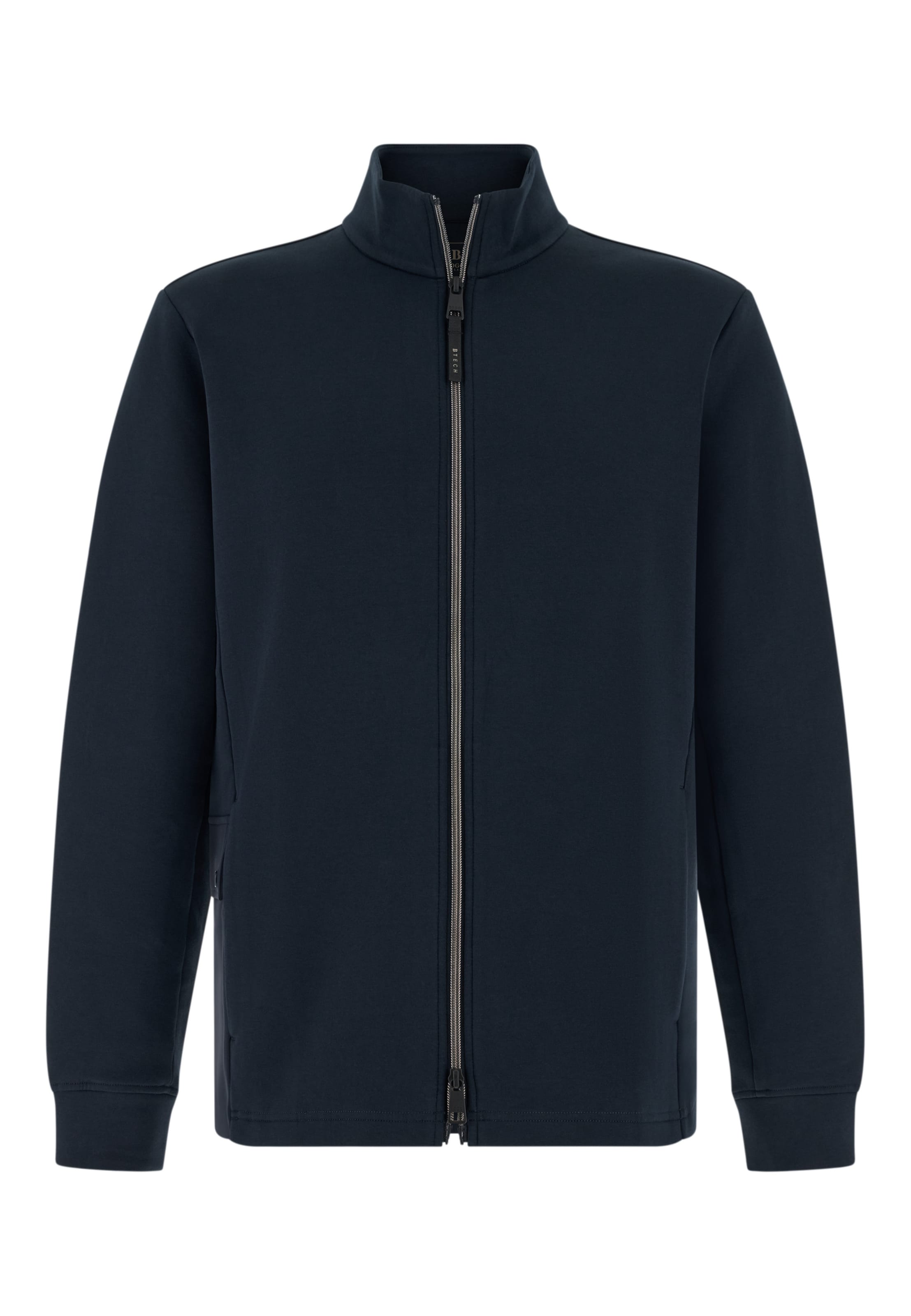 Boggi Milano Sweatjacke 'B Tech' in Blau: Vorderseite