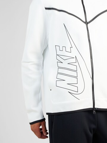 Nike Sportswear Zip-Up Hoodie in White