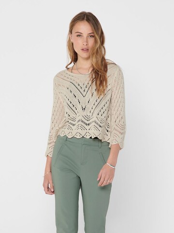 JDY Sweater 'New Sun' in Beige: front