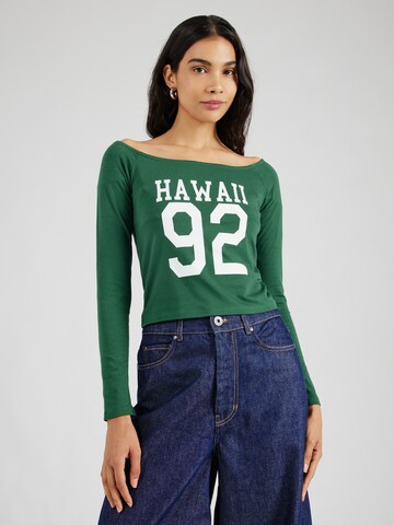 Maglietta 'Naomi' di STUDIO SELECT in verde: frontale