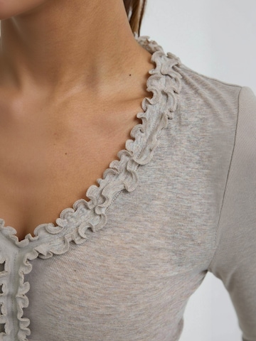 T-shirt Seamless Basic en beige