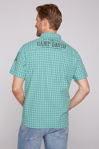 CAMP DAVID Regular Fit Hemd in Blau
