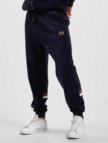 Sergio Tacchini Tapered Workout Pants 'Dallas' in Blue: front