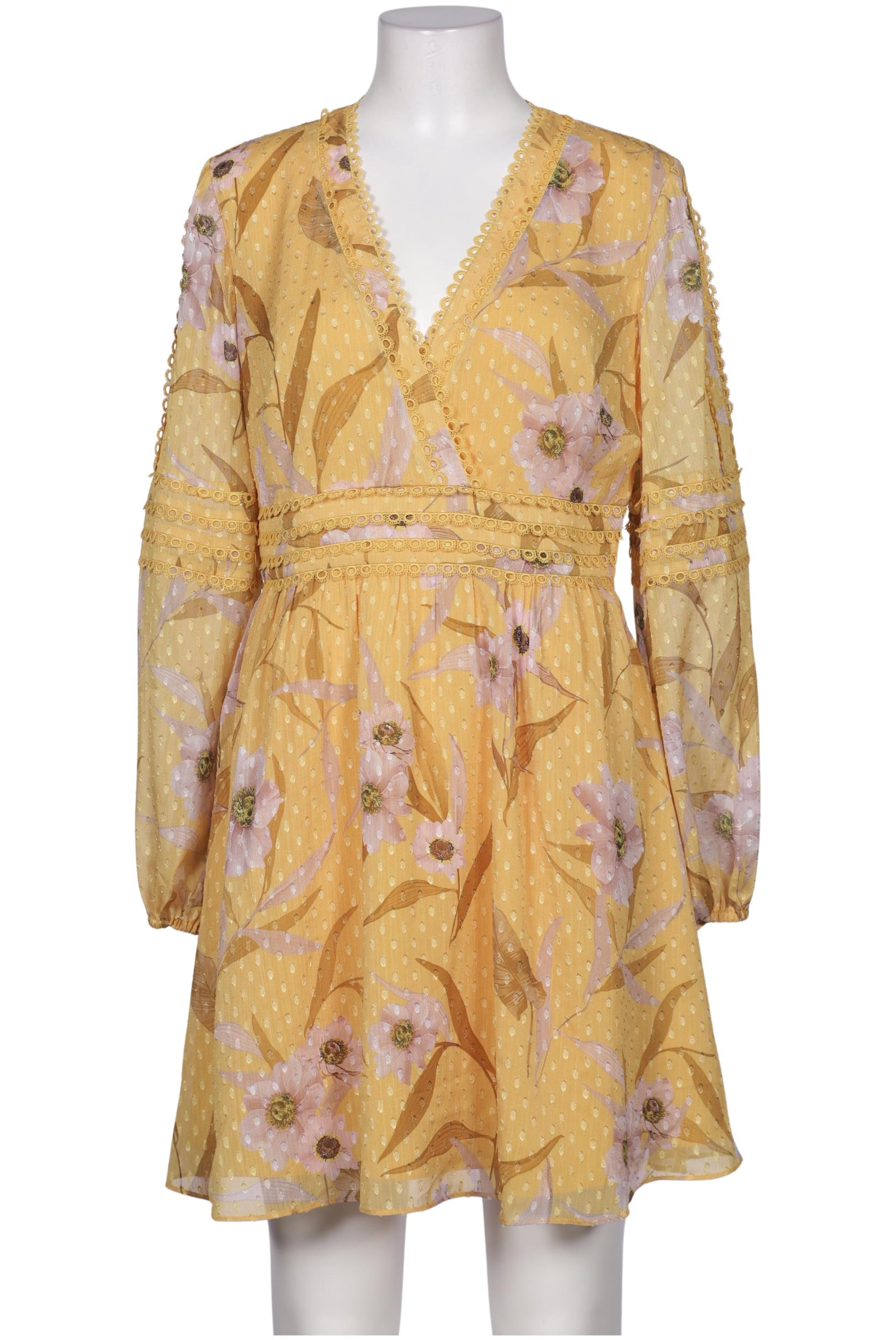 Ted Baker Kleid XXS in Gelb: Vorderseite