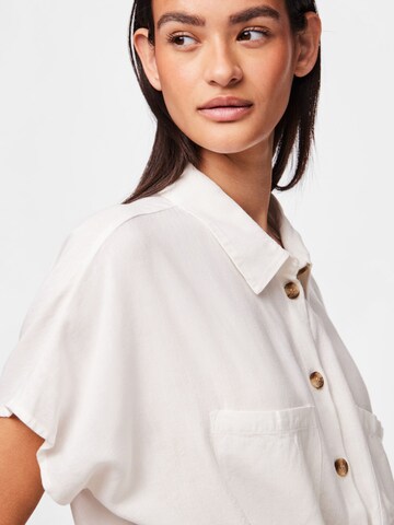 PIECES Blouse 'PCPia' in Wit