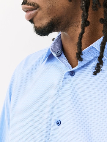 Coupe regular Chemise Next en bleu