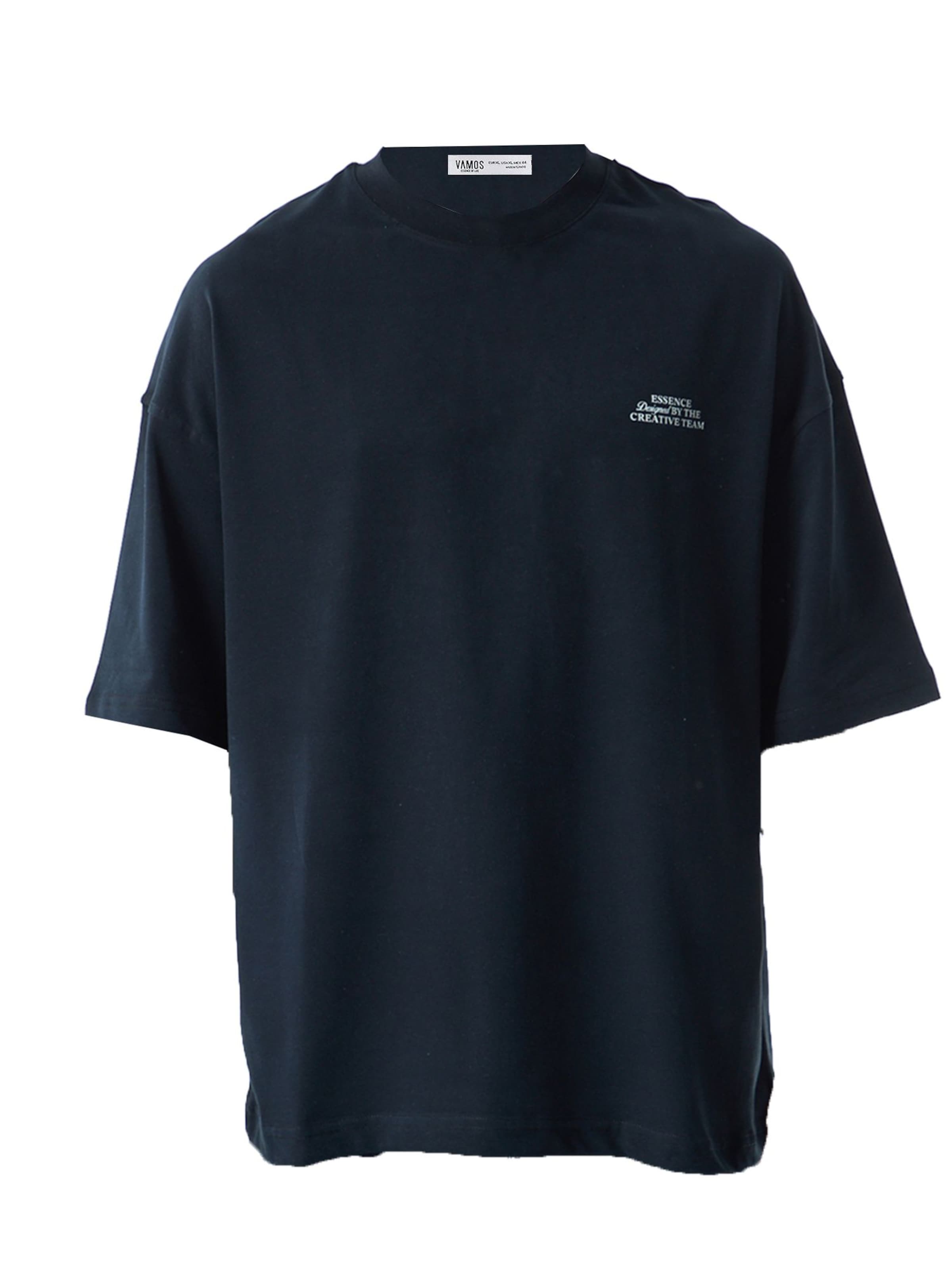 VAMOS CLO Särk, värv must: eest vaates