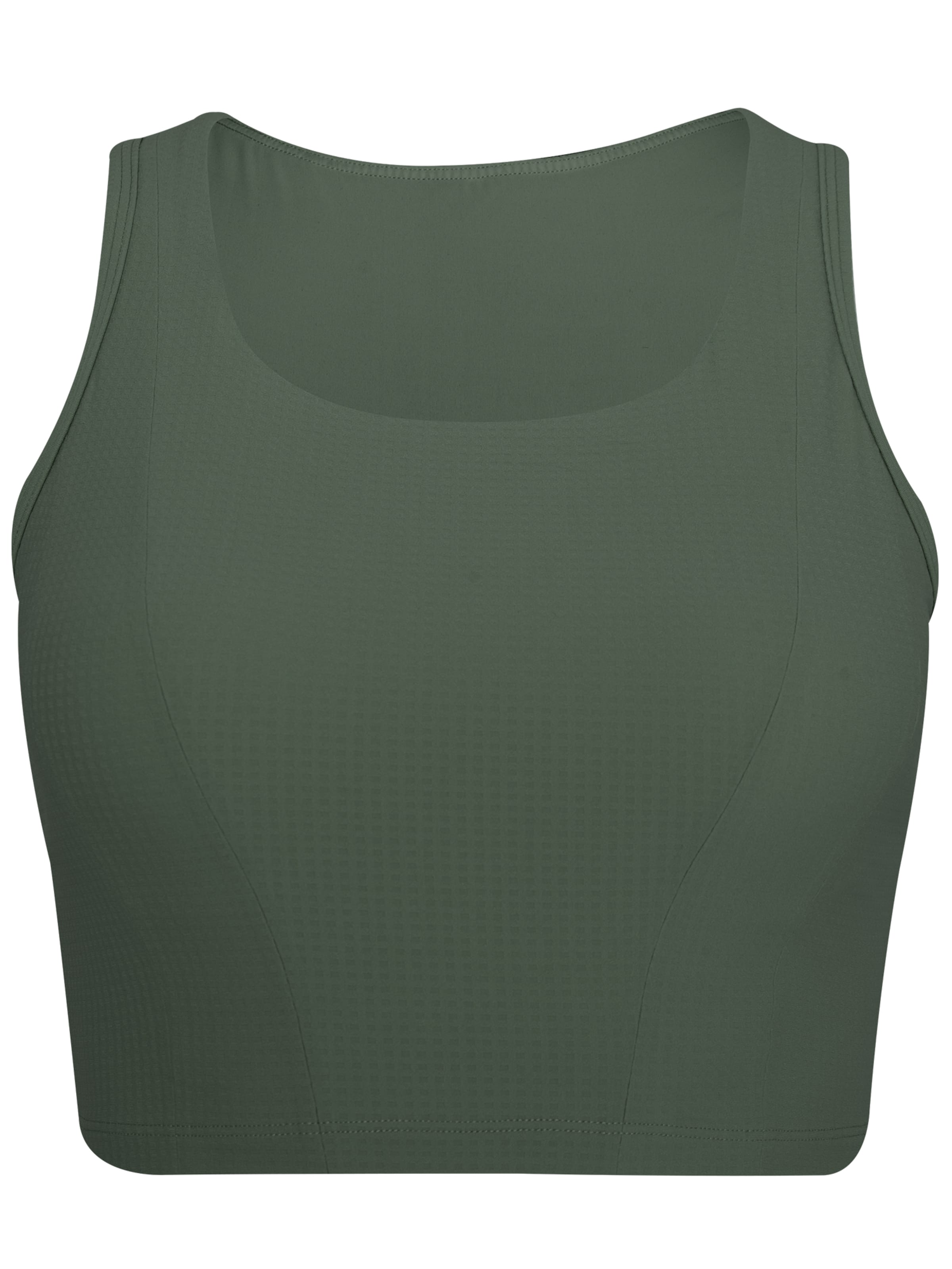 Yvette Push-up Sport-BH 'Stella' in Grün: Vorderseite