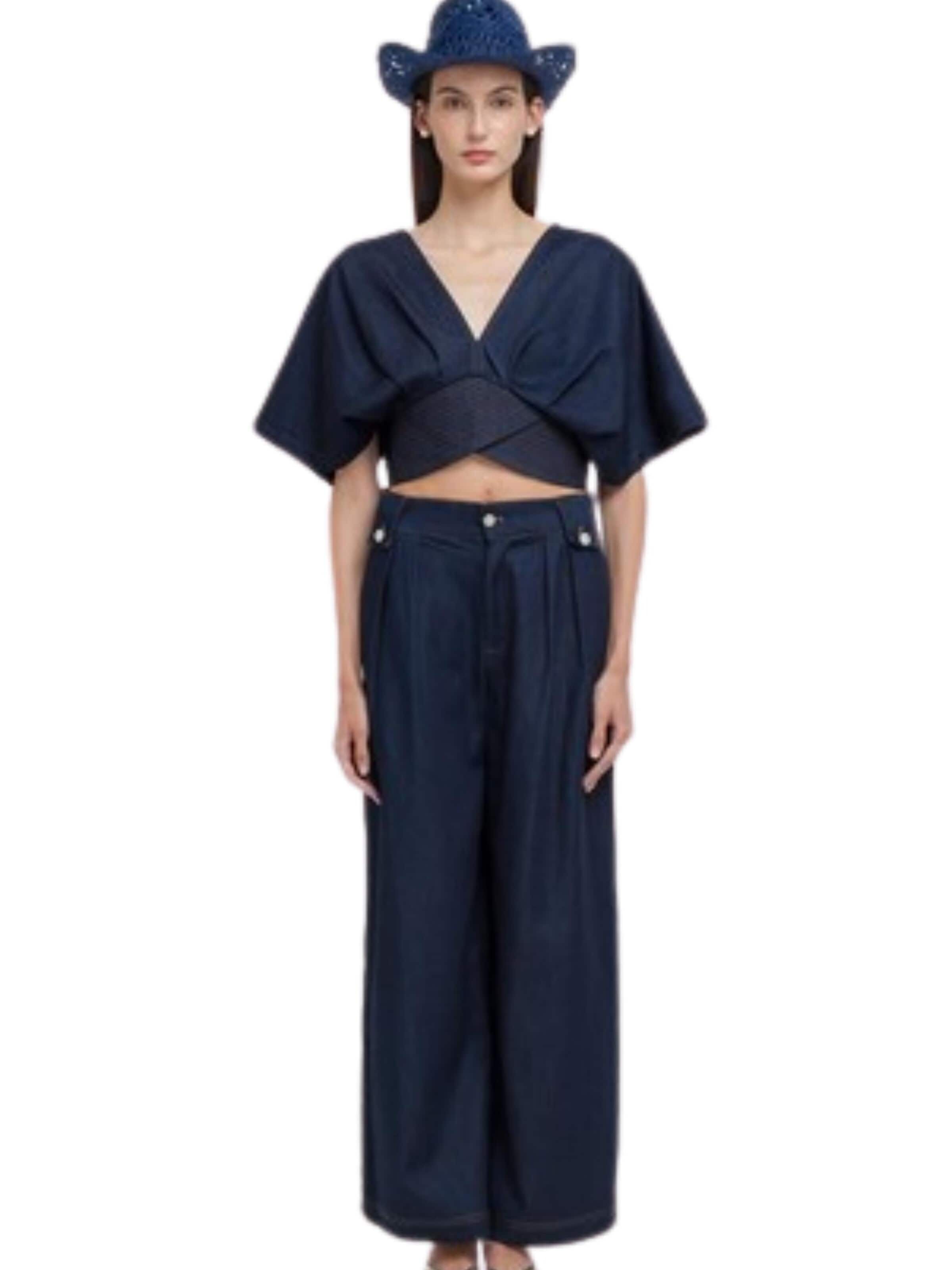 MC2 Saint Barth Top‌‌‌‌‌ in Blau: Vorderseite
