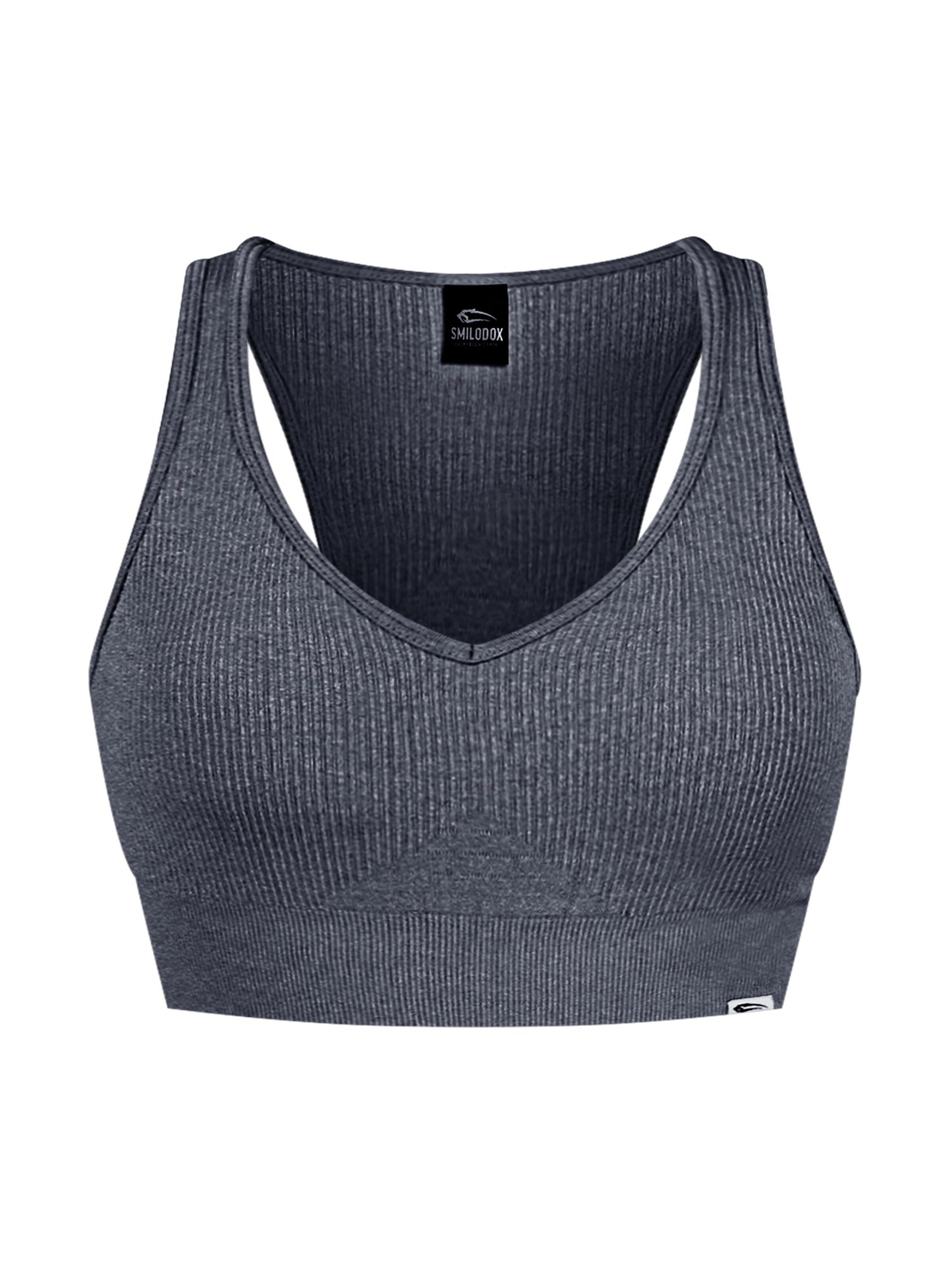 Smilodox Sporttop in Grijs: voorkant